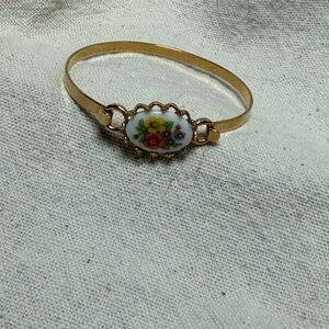 Floral Gold Bracelet